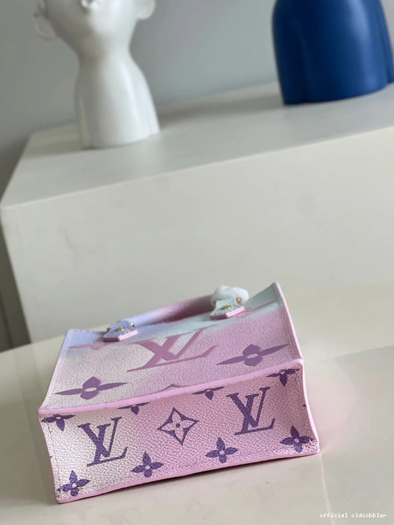 Official oldcobbler SAC VUITTON PETIT LOUIS PLAT 0814